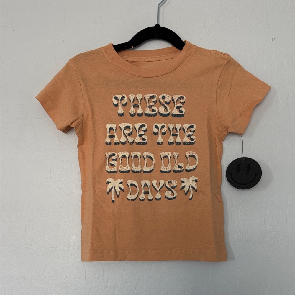 Tiny Whales Tee 2T “these are the good old days”